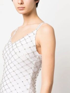 P.A.R.O.S.H Crystal Embellished Slip Mini